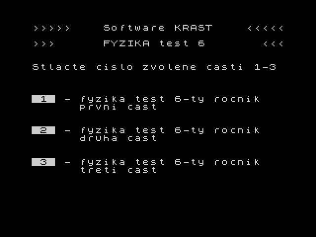 Fyzika test 6 image, screenshot or loading screen
