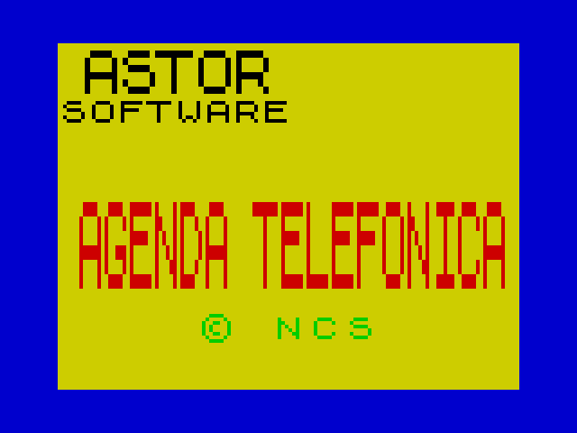 Agenda Telefónica image, screenshot or loading screen