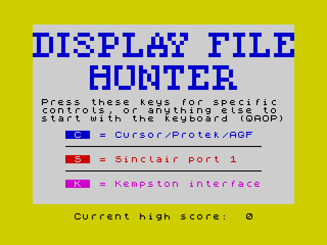 Display File Hunter image, screenshot or loading screen