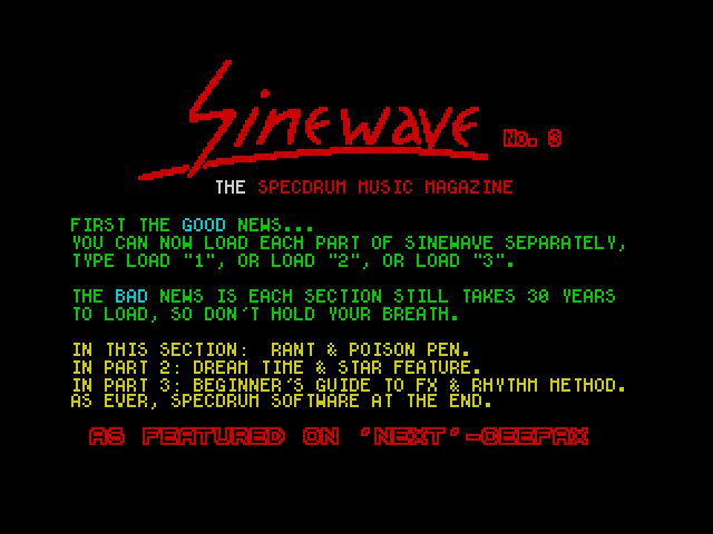Sinewave 3 image, screenshot or loading screen