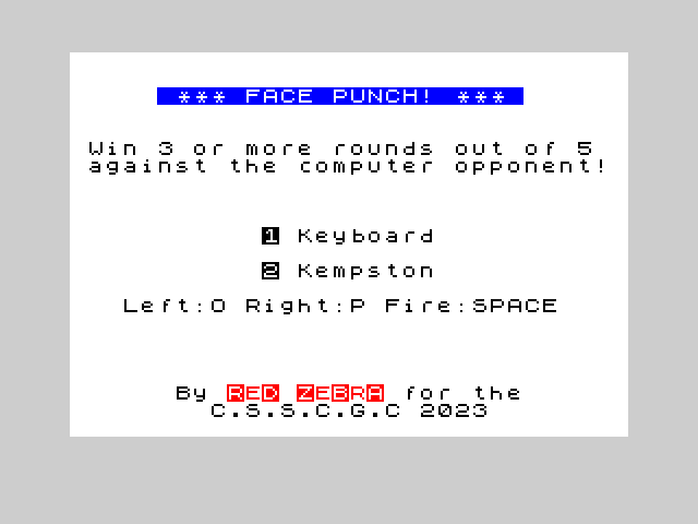 [CSSCGC] Face Punch image, screenshot or loading screen