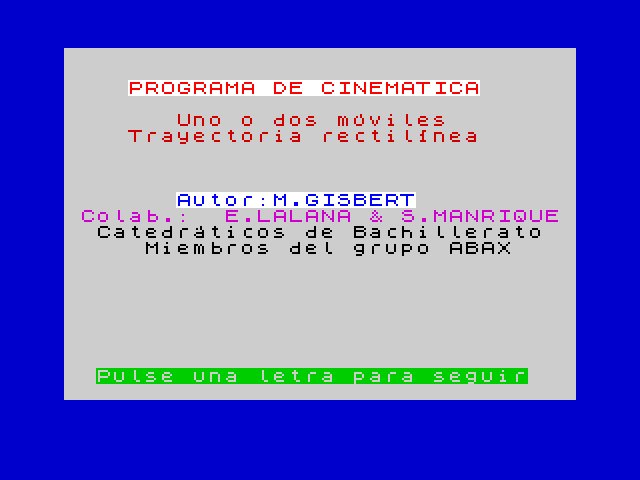 Graficas de Cinematica image, screenshot or loading screen