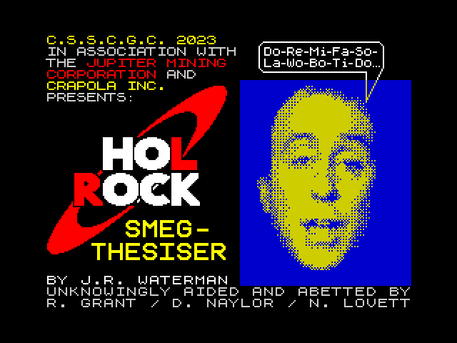 HOL-ROCK SMEG-THESISER image, screenshot or loading screen