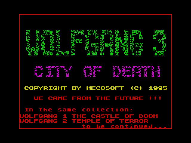 Wolfgang 3 (The City of Death) image, screenshot or loading screen