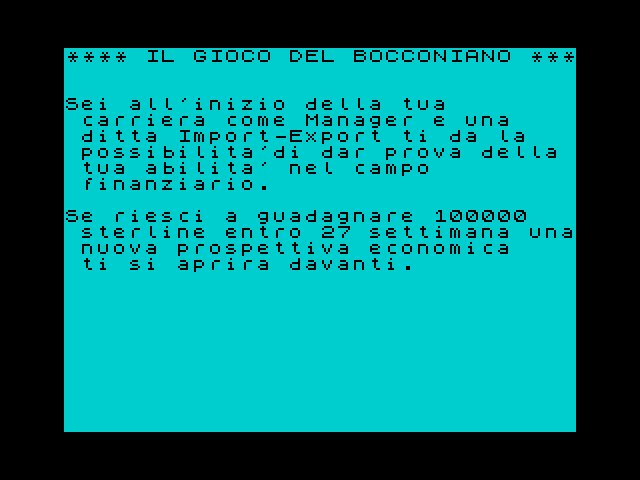 Il Gioco del Bocconiano image, screenshot or loading screen