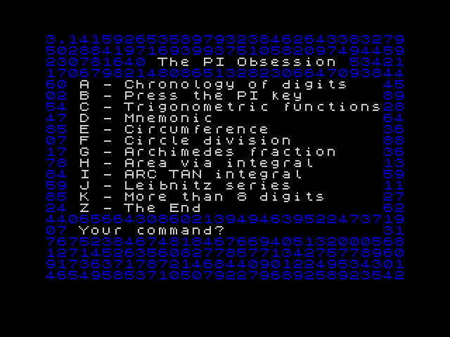 The PI Obsession image, screenshot or loading screen