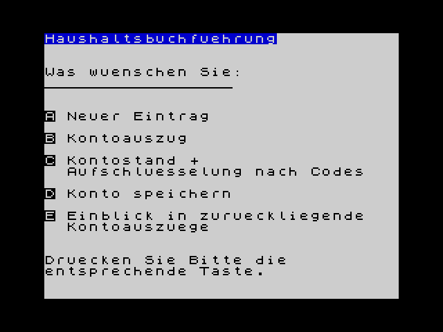 Haushaltsbuchfuehrung image, screenshot or loading screen