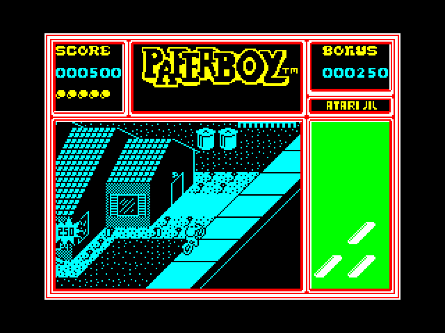 Paperboy at Spectrum Computing - Sinclair ZX Spectrum games 