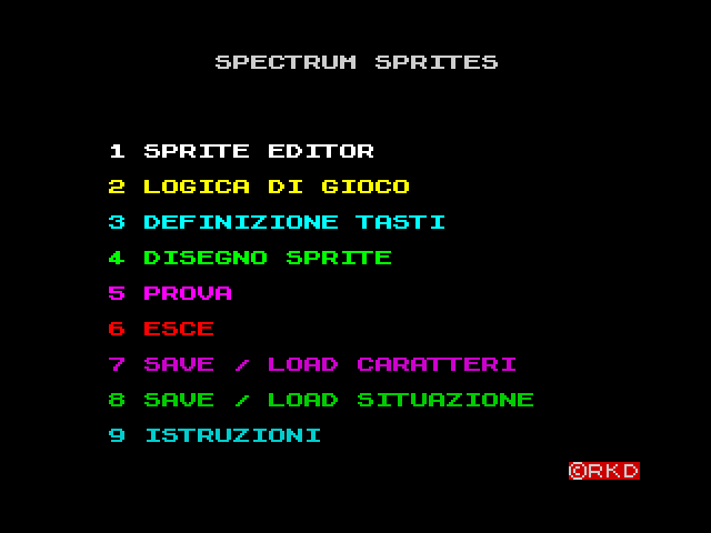 Spectrum Sprites! image, screenshot or loading screen