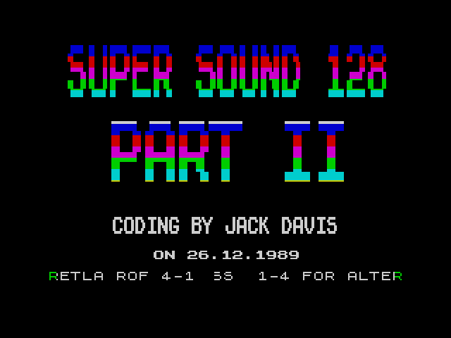 Super Sound 128K Part II image, screenshot or loading screen