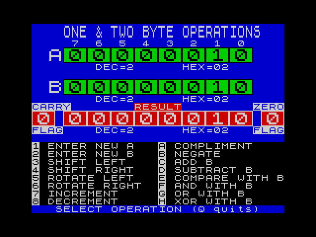 The 16/48 Machine Code Tutor image, screenshot or loading screen