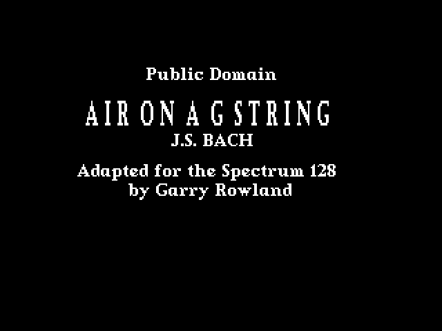 Air on a G String image, screenshot or loading screen