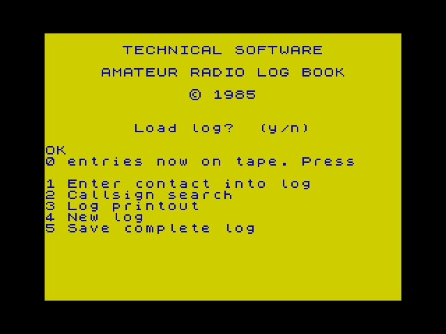 Amateur Radio Log Book image, screenshot or loading screen