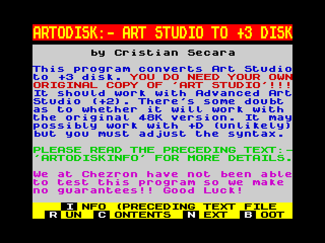 Artodisk image, screenshot or loading screen