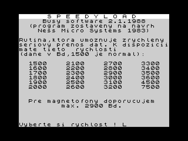 BS Speedyload image, screenshot or loading screen