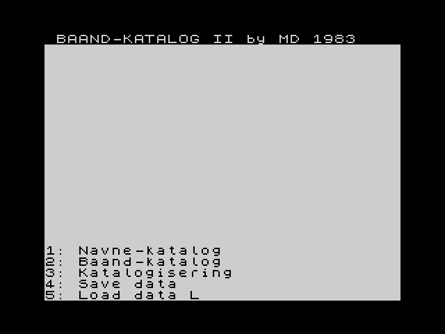 Baand-Katalog II image, screenshot or loading screen