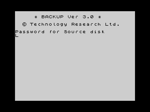 Backup image, screenshot or loading screen