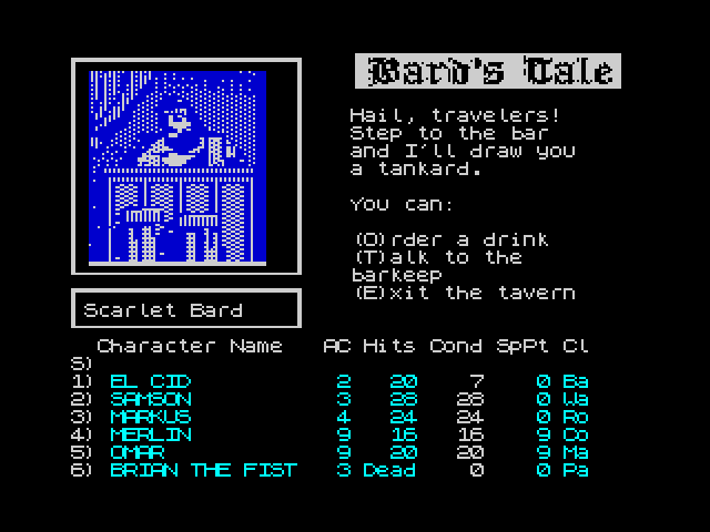 The Bard's Tale image, screenshot or loading screen