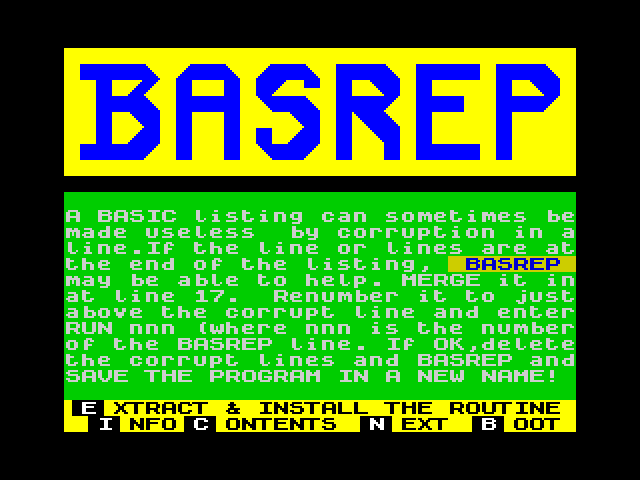 Basrep image, screenshot or loading screen