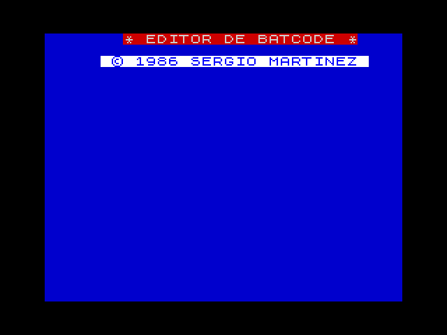 Batcode image, screenshot or loading screen