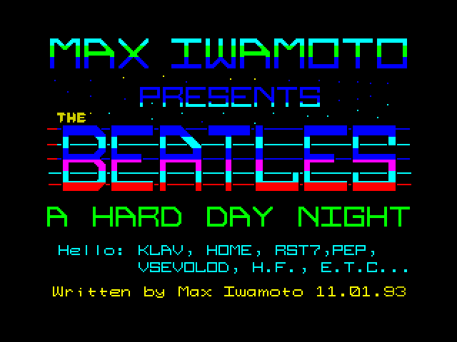 Beatles: A Hard Day Night image, screenshot or loading screen
