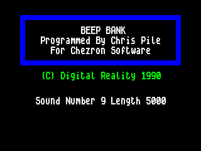 Beep Bank image, screenshot or loading screen