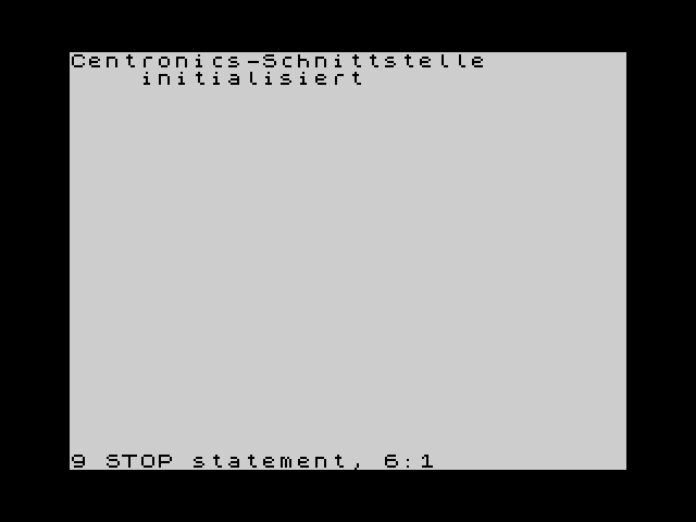 Centronics-Schnittstelle image, screenshot or loading screen