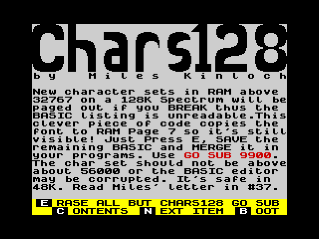 Chars128 image, screenshot or loading screen