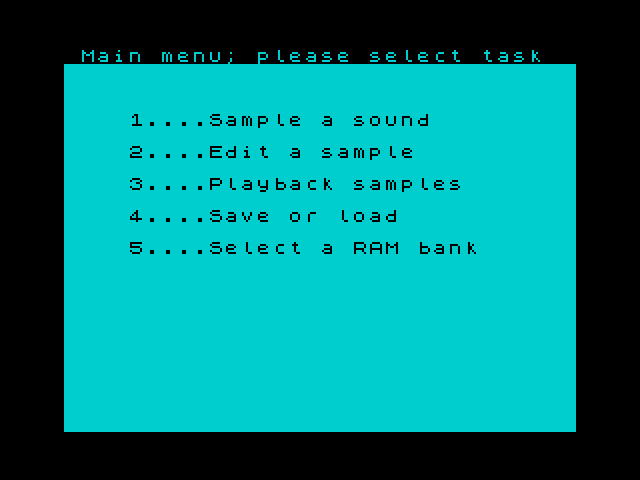 Cheetah Sound Sampler image, screenshot or loading screen