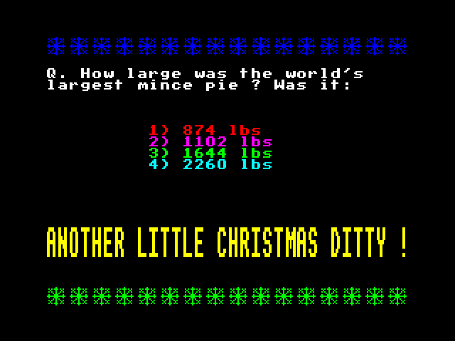 The Christmas Trivia Quiz image, screenshot or loading screen