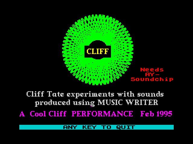 Cliff Demo image, screenshot or loading screen