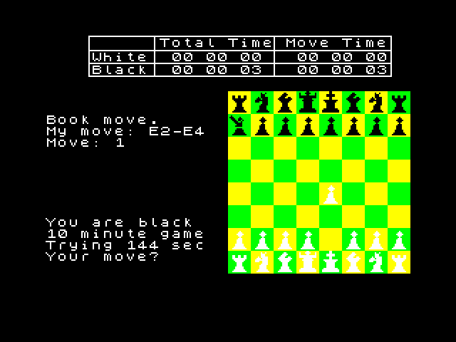 Clock Chess '89 image, screenshot or loading screen