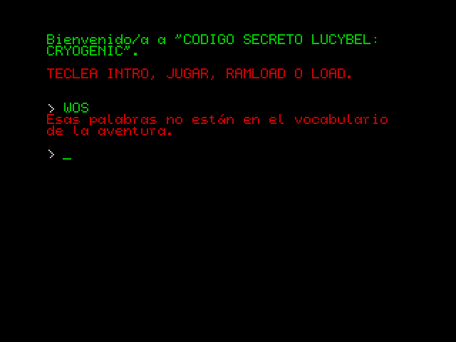 Codigo Secreto Lucybel: Cryogenic image, screenshot or loading screen