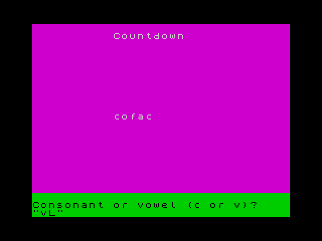 Countdown image, screenshot or loading screen
