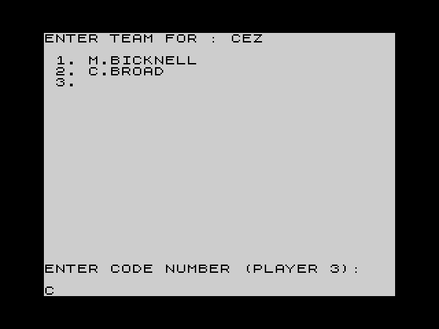 Cricket Player Data Cassette 1994 image, screenshot or loading screen