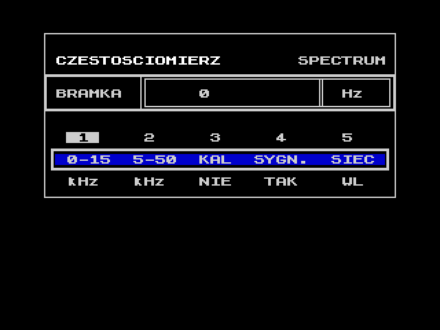 Czestosciomierz image, screenshot or loading screen