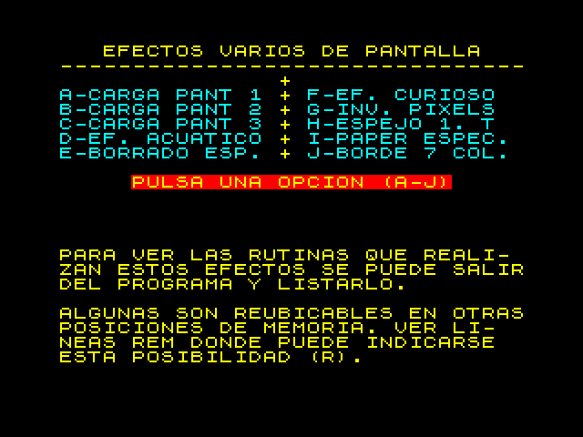 Efectos en Pantalla image, screenshot or loading screen