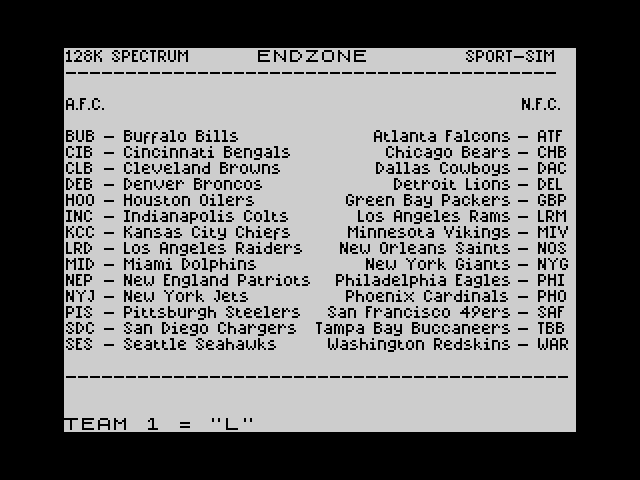 Endzone - 88e Program image, screenshot or loading screen