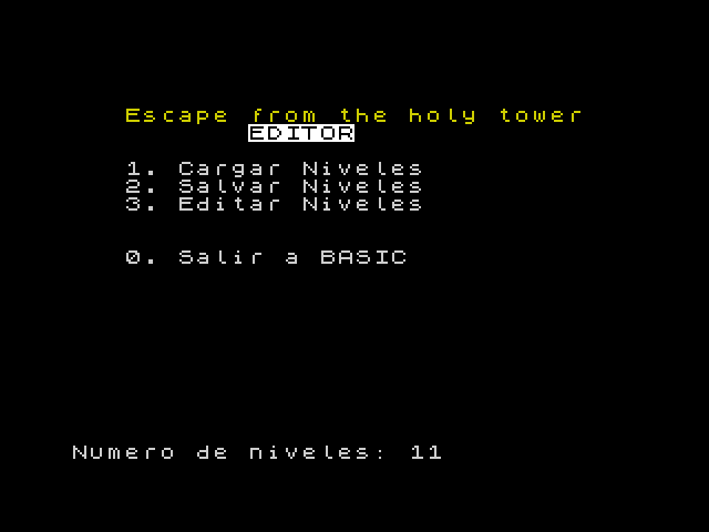 Escape from the Holy Tower Editor image, screenshot or loading screen