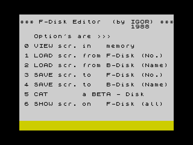 F-Disk Editor image, screenshot or loading screen