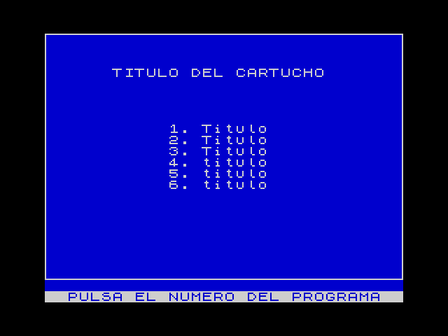 Ficheros de Carga Automatica en Microdrive image, screenshot or loading screen
