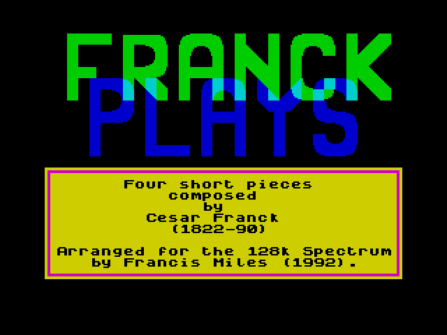Franck Plays image, screenshot or loading screen