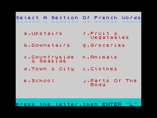 French Vocabulary Test image, screenshot or loading screen