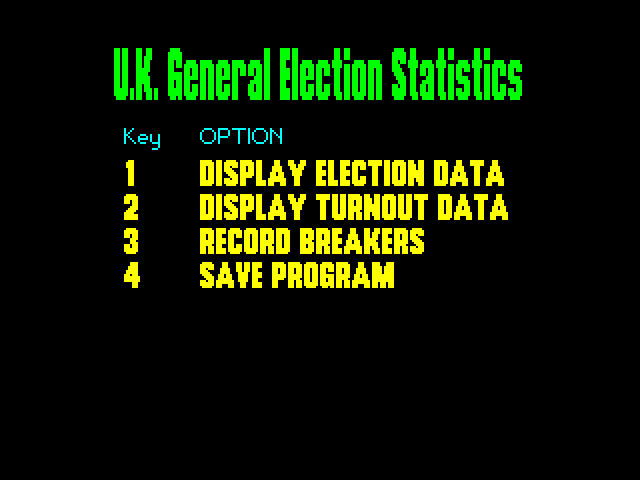 General Election Statistics image, screenshot or loading screen