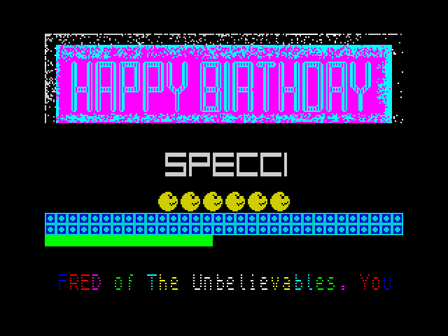 The Happy Birthday Demo image, screenshot or loading screen