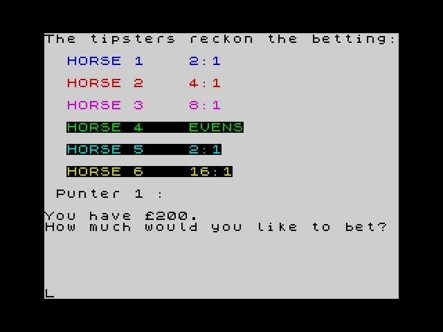 Horse Race image, screenshot or loading screen