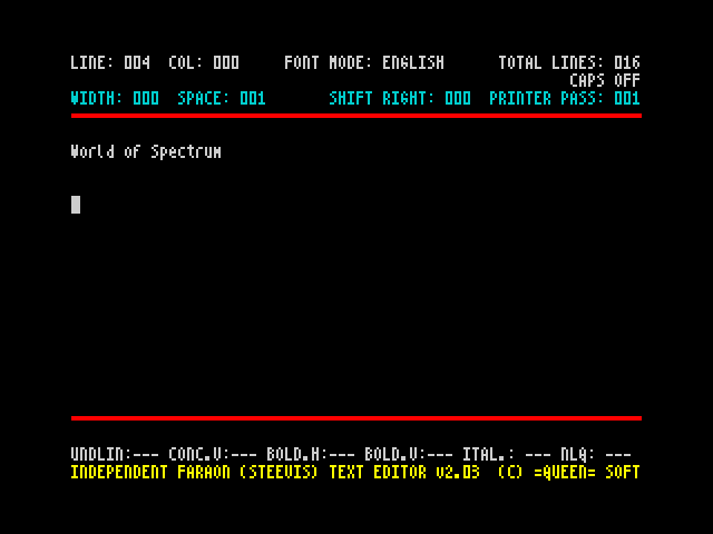 Independent Faraon Text Editor image, screenshot or loading screen