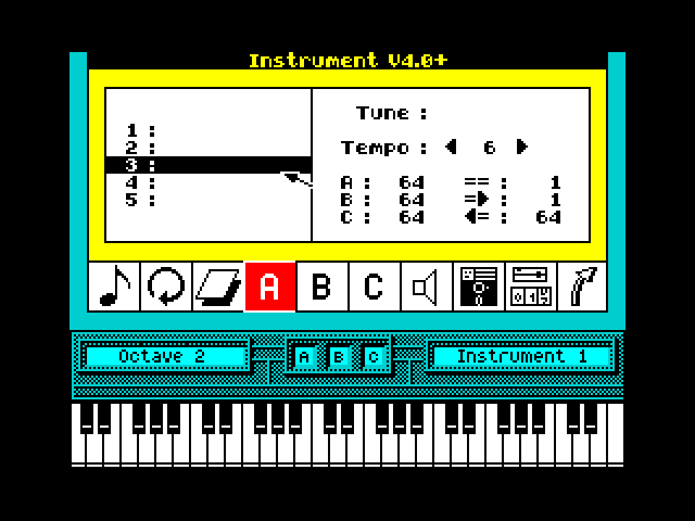Instrument image, screenshot or loading screen
