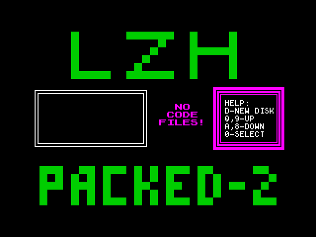 LZH-Packed image, screenshot or loading screen