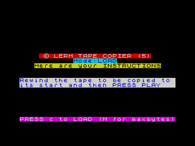 Lerm Tape Copier 5.1 image, screenshot or loading screen